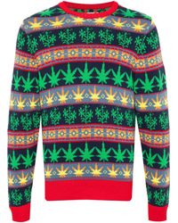 Bode - Multicolour Marin Patterned-jacquard Cotton Sweater - Men's - Cotton - Lyst