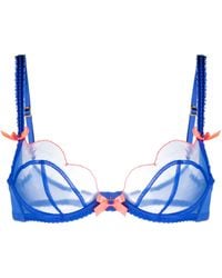 Agent Provocateur - Lorna Underwired Tulle Bra - Lyst