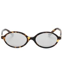 Miu Miu - Miu Regard Oval-Frame Sunglasses - Lyst