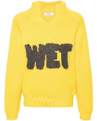 ERL - Wet Intarsia-knit Sweater - Unisex - Polycarbonite/mohair/polyamide/cottonwool - Lyst