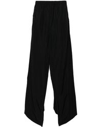 Balenciaga - Drawstring-waist Wide-leg Trousers - Lyst