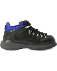 Burberry - Leather Trek Boots - Lyst