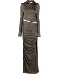 Bottega Veneta - Knot Cut-out Maxi Dress - Women's - Viscose - Lyst