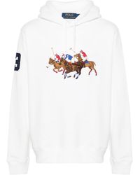 Polo Ralph Lauren - Triple-pony Fleece Hoodie - Lyst