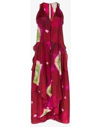 gina bacconi janice embroidered dress