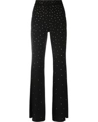 ANDAMANE - Gaia Crystal Flared Trousers - Lyst