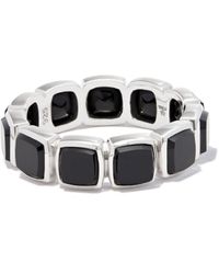 Tom Wood Sterling Silver Onyx Ring in White for Men | Lyst