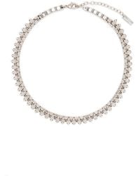 Saint Laurent - Square And Spikes Choker Necklace - Lyst