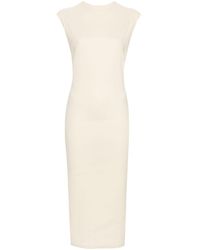 Issey Miyake - Neutral Membrane Midi Dress - Lyst