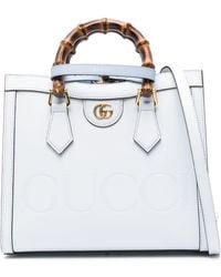 Gucci - Diana Small Leather Tote Bag - Women's - Calf Leather - Lyst
