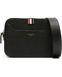 Thom Browne - Rwb Leather Shoulder Bag - Unisex - Acrylic/polyester/calf Leather/recycled Polyester - Lyst