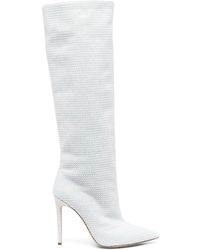 Paris Texas - Holly 115mm Crystal-embellished Knee-high Boots - Lyst