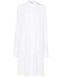 Peter Do - Side-stripe Cotton Shirt Dress - Lyst