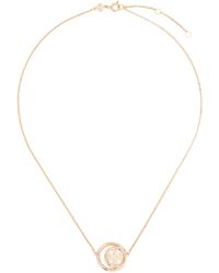 Tory Burch - 18k -plated Miller Double Ring Necklace - Women's - Plated - Lyst