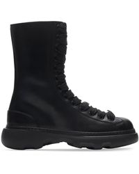 Burberry - Ranger Leather Boots - Lyst