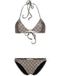 Gucci - gg Supreme Bikini Set - Lyst