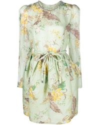 Zimmermann - Tulip Floral-print Minidress - Lyst