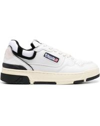 Autry - Clc Sneakers In White And Leather - Lyst