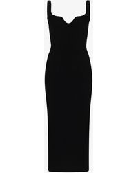 Khaite - The Nina Midi Dress - Women's - Polyester/viscose - Lyst