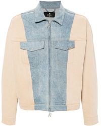 Represent - R4 Colour-block Denim Jacket - Men's - Cotton - Lyst