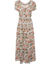 Doen - Dôen - Leanne Floral-print Cotton Midi Dress - Lyst