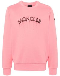 Moncler - Logo-print Cotton Sweatshirt - Men's - Cotton - Lyst