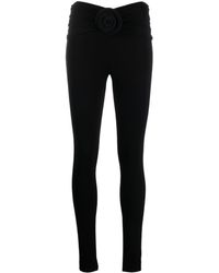 Magda Butrym - leggings With Floral Detail - Lyst