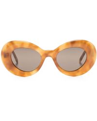 Loewe - Curvy Oval-frame Sunglasses - Lyst