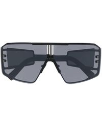 BALMAIN EYEWEAR - Le Masque Mask-frame Sunglasses - Unisex - Titanium - Lyst