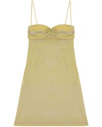 DIESEL - D-ouchy Sleeveless Mini Dress - Women's - Polyamide/cotton - Lyst