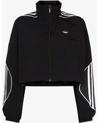 adidas reflective stripes track jacket