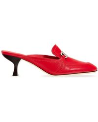 Ferragamo - New Vara Leather Mules - Lyst