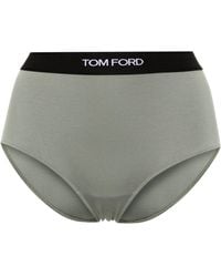 Tom Ford - Logo-waistband Briefs - Women's - Elastane/modal - Lyst