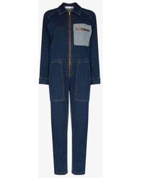 Mode Broeken Overalls See by Chloé SeeByChlo\u00e9 Overall volledige print casual uitstraling 
