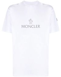 Moncler - Logo-print Cotton T-shirt - Lyst