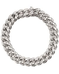 SHAY - 18k White Gold Two-tone Essential Diamond Bracelet - Lyst