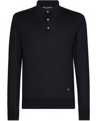 Dolce & Gabbana - Silk Polo Sweater - Men's - Silk - Lyst