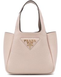 Prada - Flou Leather Mini Bag - Lyst