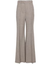 Racil - Steve Houndstooth-pattern Wool Trousers - Lyst