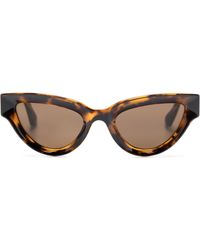 Bottega Veneta - Edgy Cat-eye Sunglasses - Lyst