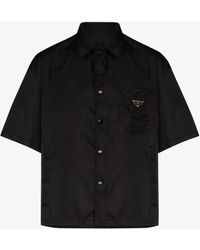 Prada - Re-nylon Short-sleeved Shirt - Lyst
