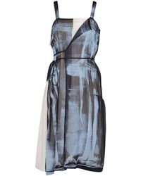 Maison Margiela - Freeze-frame Silk Dress - Lyst