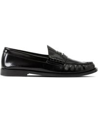 Burberry - Penny-slot Leather Loafers - Lyst