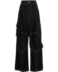 we11done - Cotton Cargo Trousers - Lyst