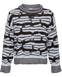 Bottega Veneta - Striped Chunky-knit Sweater - Lyst