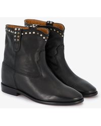 isabel marant cluster studded boots