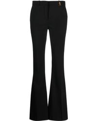 Versace - Flared Wool Trousers - Lyst