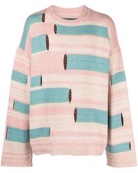 NAMESAKE - Roots Stripe Cut-out Sweater - Lyst