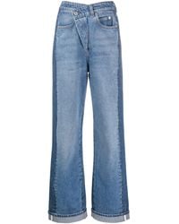 Loewe - Trompe Wide-leg Mid-rise Jeans - Lyst