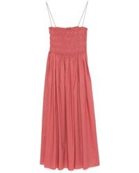 Matteau - Shirred-Panel Maxi Dress - Lyst